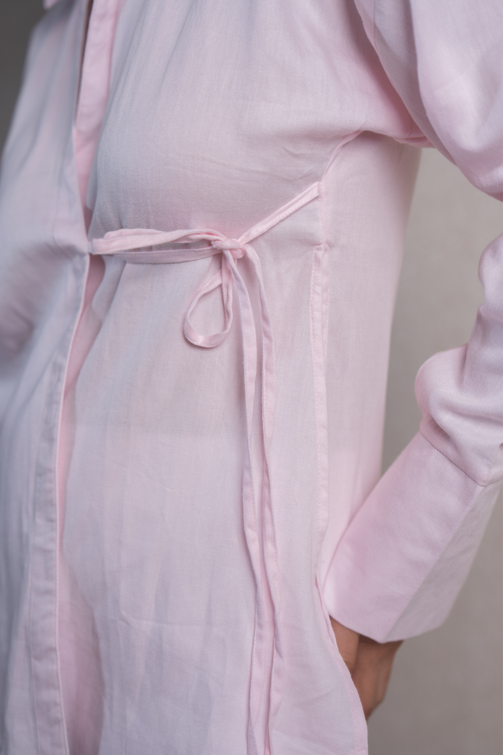 Shirt with Tie Detail - Image 5